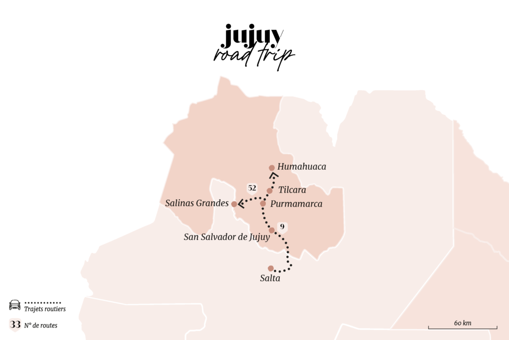 province de Jujuy itinéraire